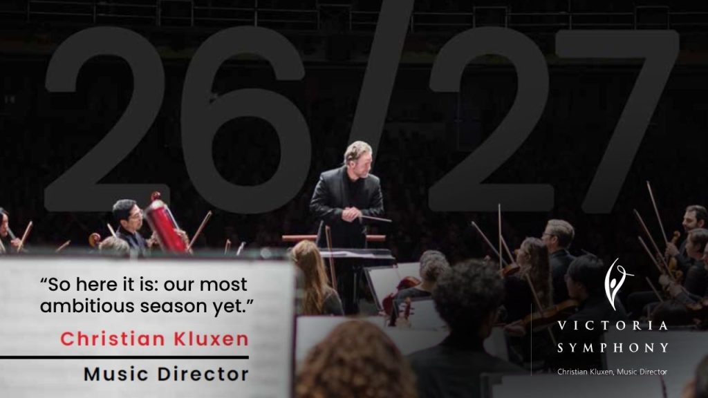 Victoria Symphony 2026/2027 Season
